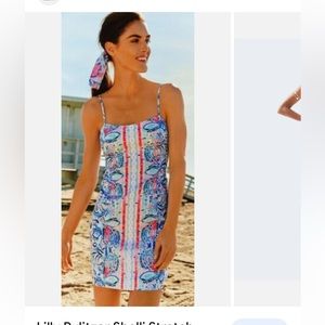 Lilly Pulitzer Shelli dress in stripes and streamers 8